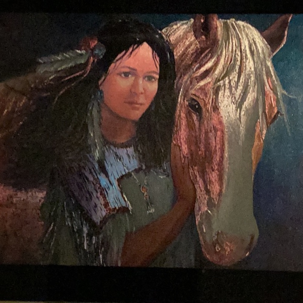 Vintage Native American Iridescent Prints (2)